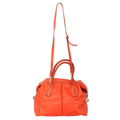 TOD’S D CUBE ORANGE HANDBAG 