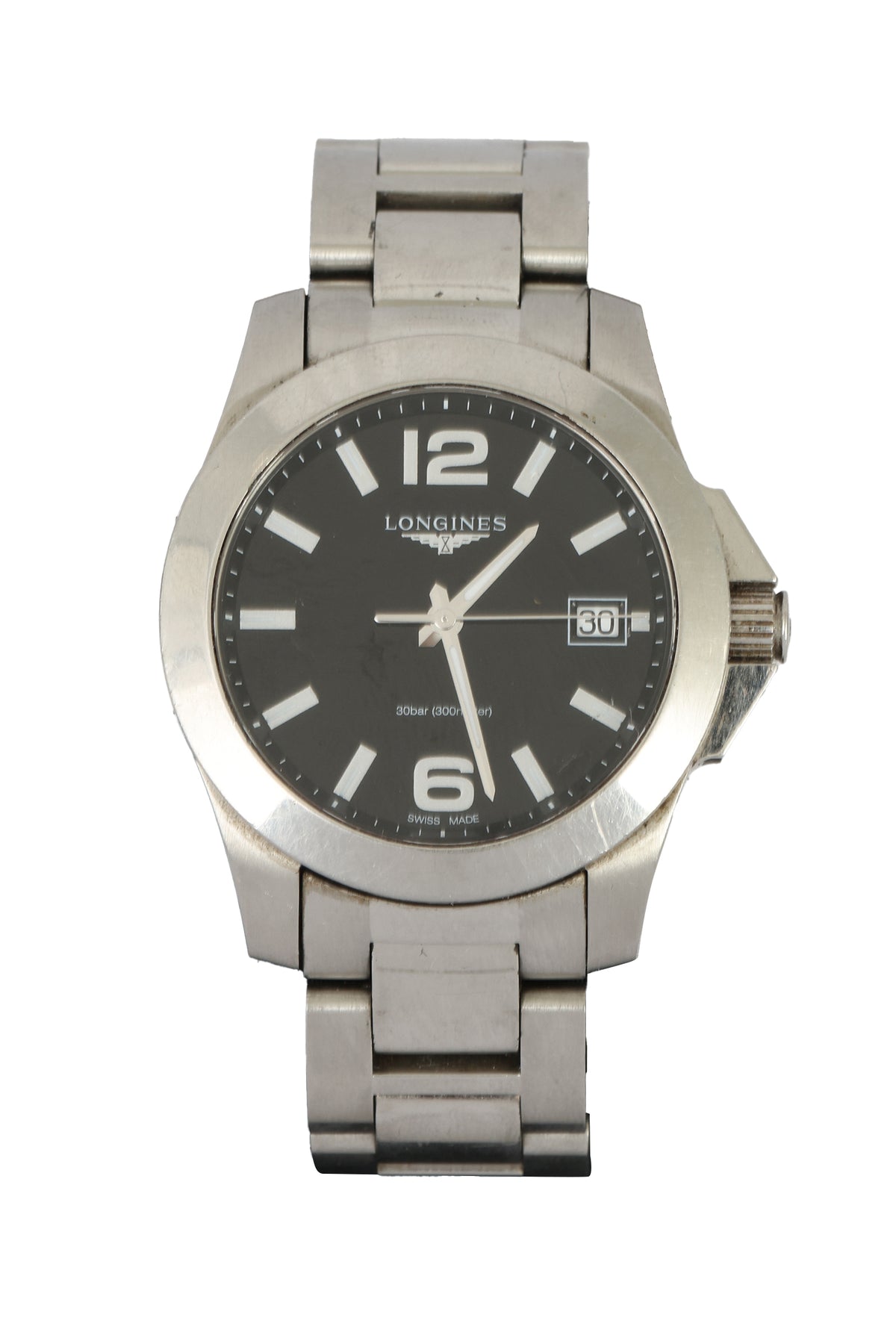 Longines Conquest Silver Stainless Watch