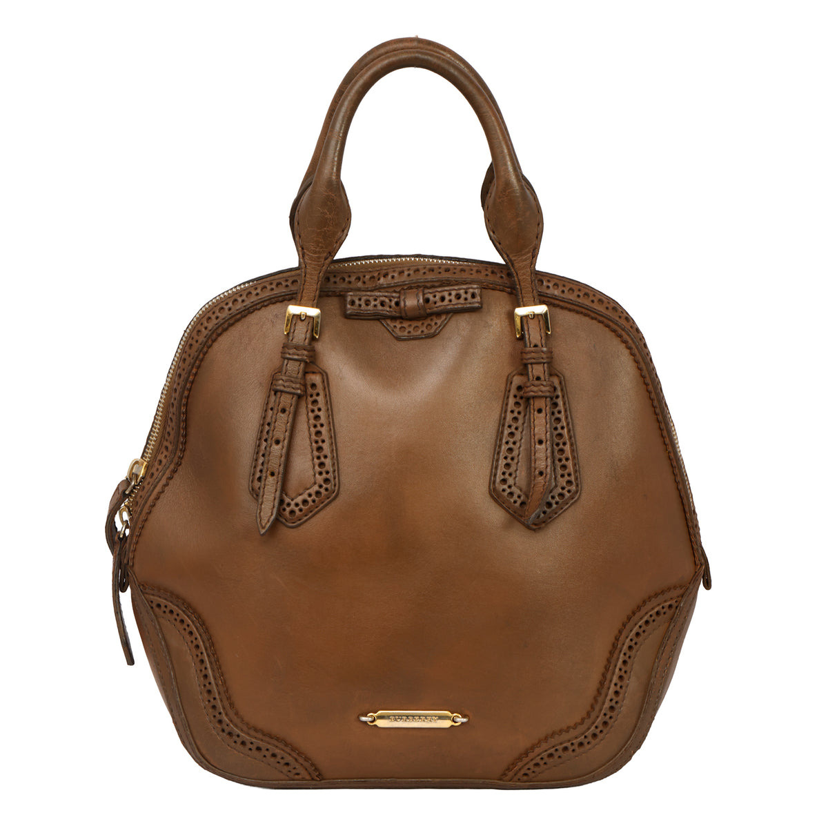 Burberry Small Orchard Brogue Handbag
