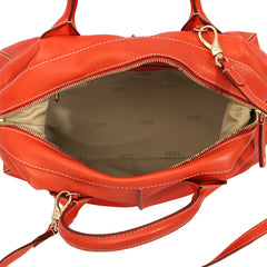 TOD’S D CUBE ORANGE HANDBAG 