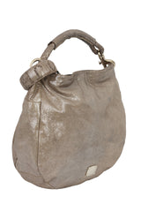 Jimmy Choo Sky Hobo In Metallic Suede