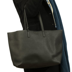 SAINT LAURENT BLACK SHOPPING BLACK TOTE BAG 