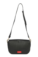 Valentino Garavani Black V Logo Walk Shoulder Bag
