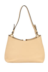 Versace Beige Virtus Skin Small Hobo Bag