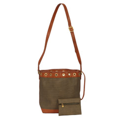 FENDI VINATGE DRAWSTRING SHOULDER BAG