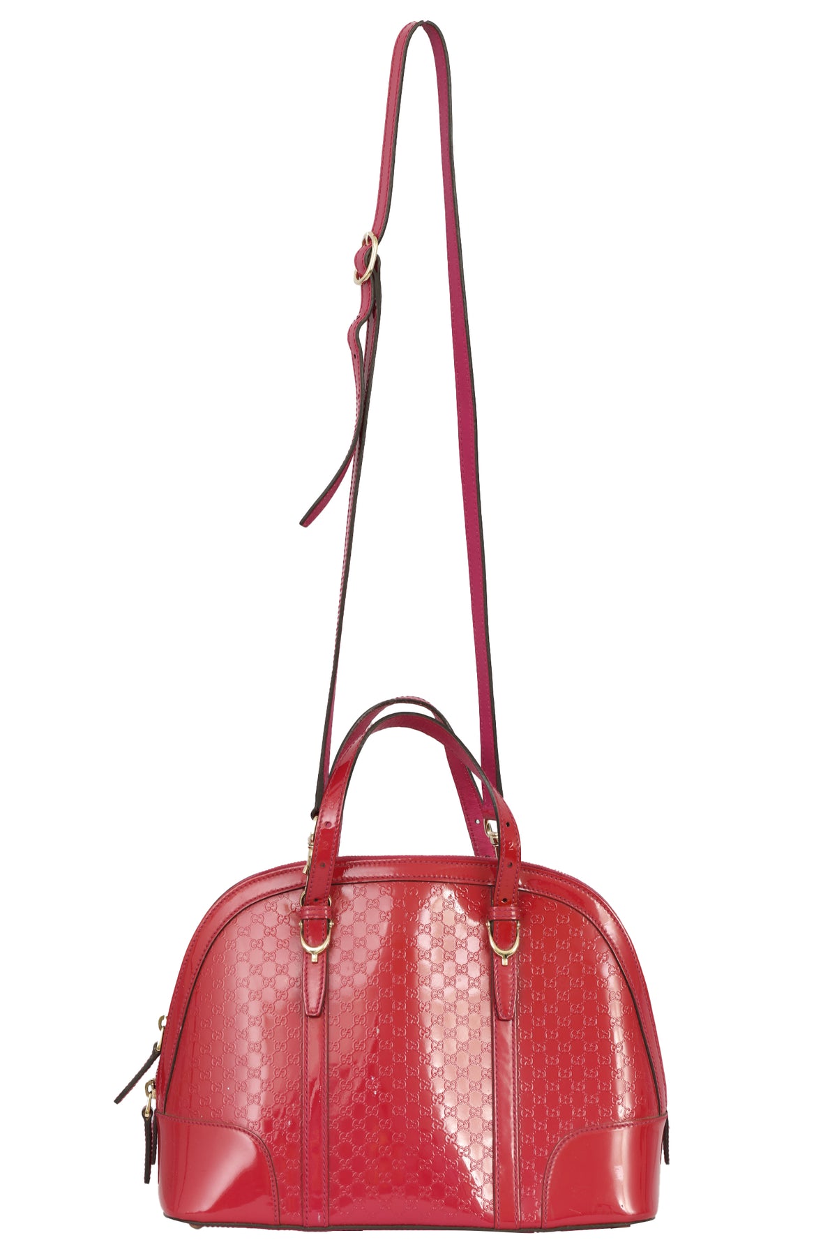 Gucci Microguccissima Nice Dome Patent Leather Bag