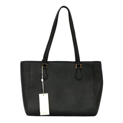 Tory Burch Black Robison Tote Bag