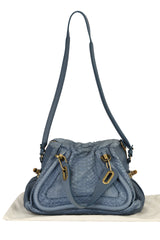 Chloe Blue Paraty Satchel Bag