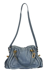 Chloe Blue Paraty Satchel Bag