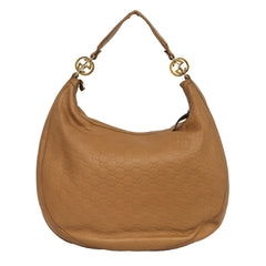 Gucci Guccissima GG Twin Medium Hobo Bag