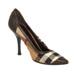 Burberry Size: EU 38 Ally 85mm Check Pumps