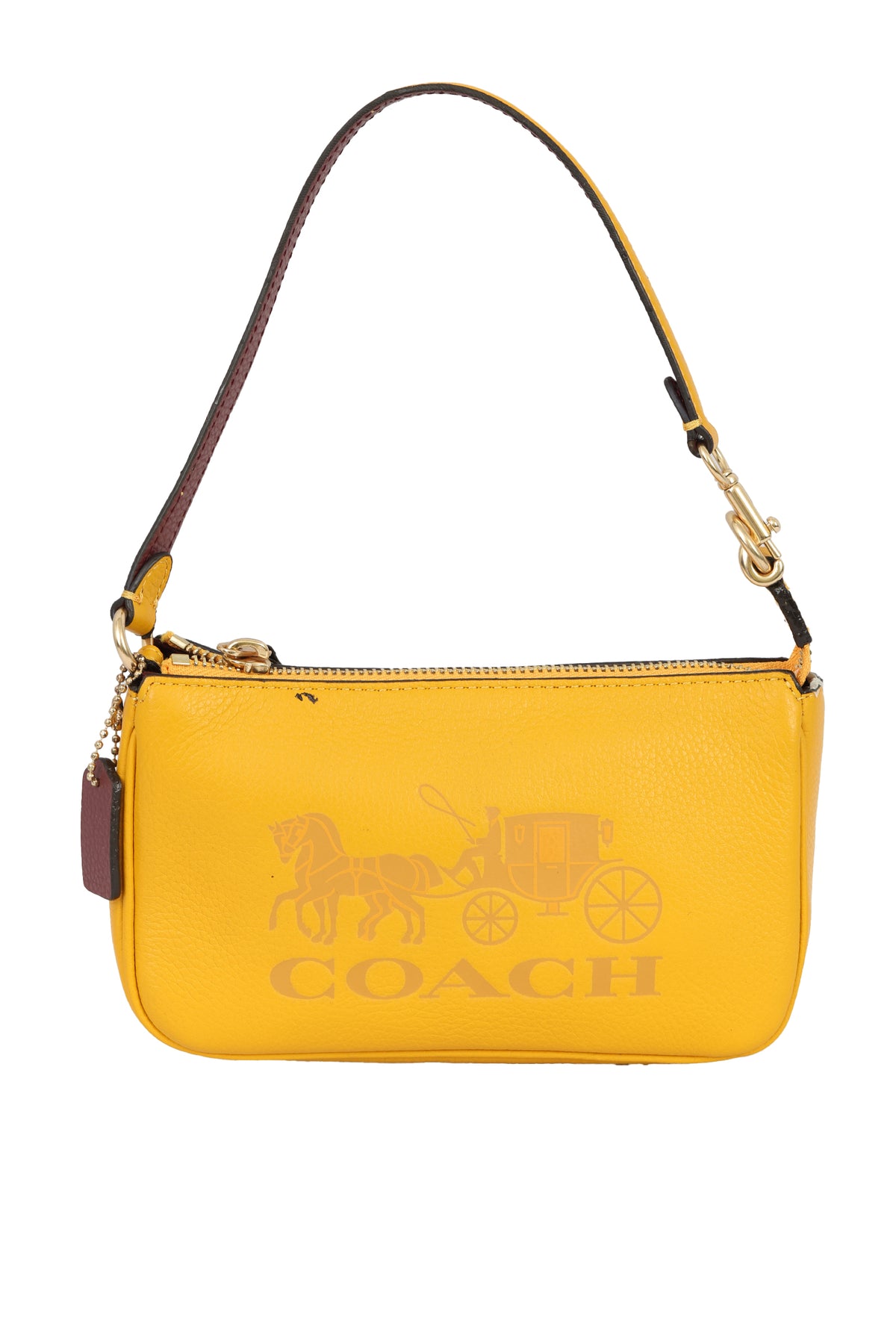 Coach Yellow Nolita Carriage Logobag