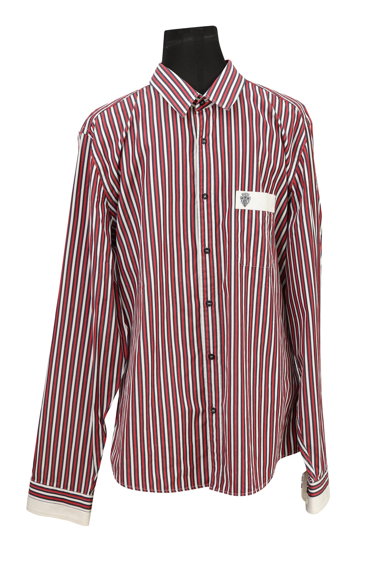 Gucci Size-Xl Slim Fit Stripe Shirt
