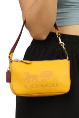Coach Yellow Nolita Carriage Logobag