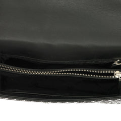 MICHAEL KORS WHITNEY GRAPHIC LOGO CONVERTIBLE SHOULDER BAG