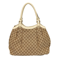 GUCCI MONOGRAM GG SUKEY CANVAS TOTE BAG