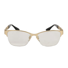 VERSACE GOLD METAL ICONIC GRECA MOTIF EYEGLASSES