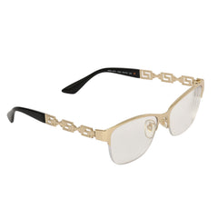 VERSACE GOLD METAL ICONIC GRECA MOTIF EYEGLASSES