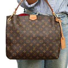 LOUIS VUITTON MONOGRAM GRACEFUL PM HOBO HANDBAG