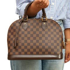 LOUIS VUITTON DAMIER ALMA PM HANDBAG