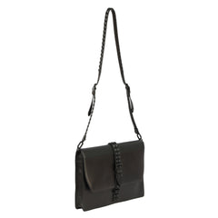 PRADA BLACK STUDDED CITY ELEKTRA CROSSBODY