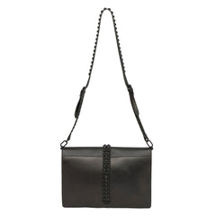 PRADA BLACK STUDDED CITY ELEKTRA CROSSBODY