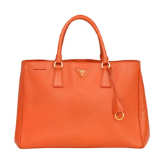PRADA SAFFIANO LARGE LUX LEATHER GALLERIA BAG