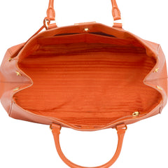 PRADA SAFFIANO LARGE LUX LEATHER GALLERIA BAG