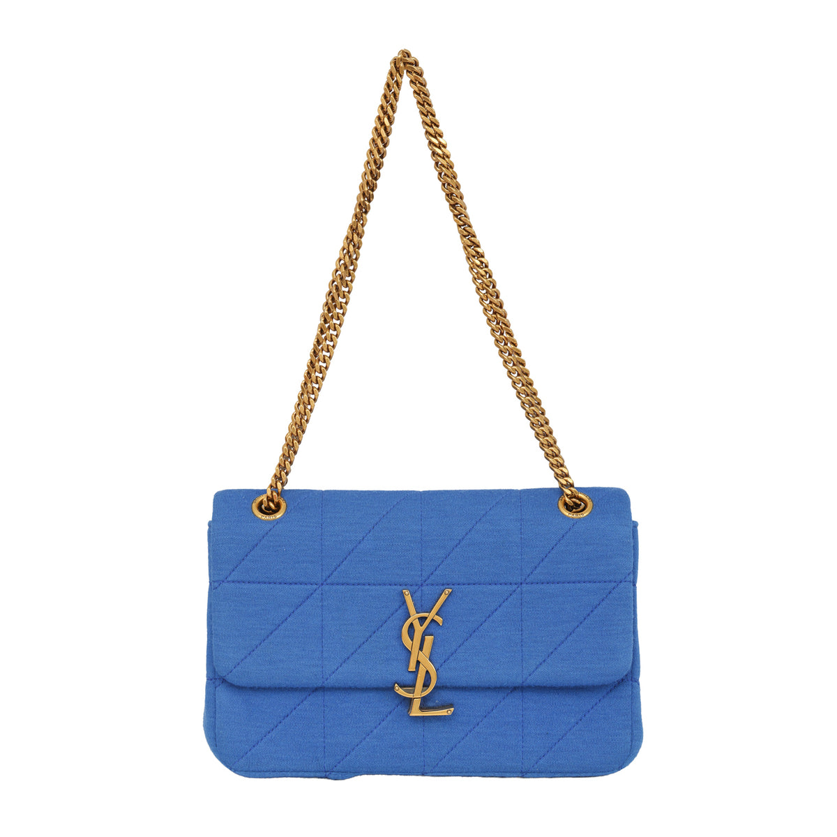 YVES SAINT LAURENT BLUE JAMIE MEDIUM SHOULDER BAG