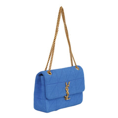 YVES SAINT LAURENT BLUE JAMIE MEDIUM SHOULDER BAG