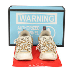 Gucci Size- EU 36.5 Flashtrek Crystal Sneaker