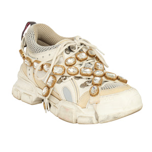 Gucci Size- EU 36.5 Flashtrek Crystal Sneaker