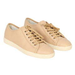 Tod’s Size: EU 35.5 Nude Soft Leather Low-Top Sneaker