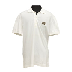 Dolce & Gabbana Size: S | EU 46 Essential Cotton Pique Logo Polo Shirt