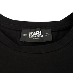Karl Legarfeld Kids Size: 8-10 YEARS Metallic Signature Logo T-Shirt