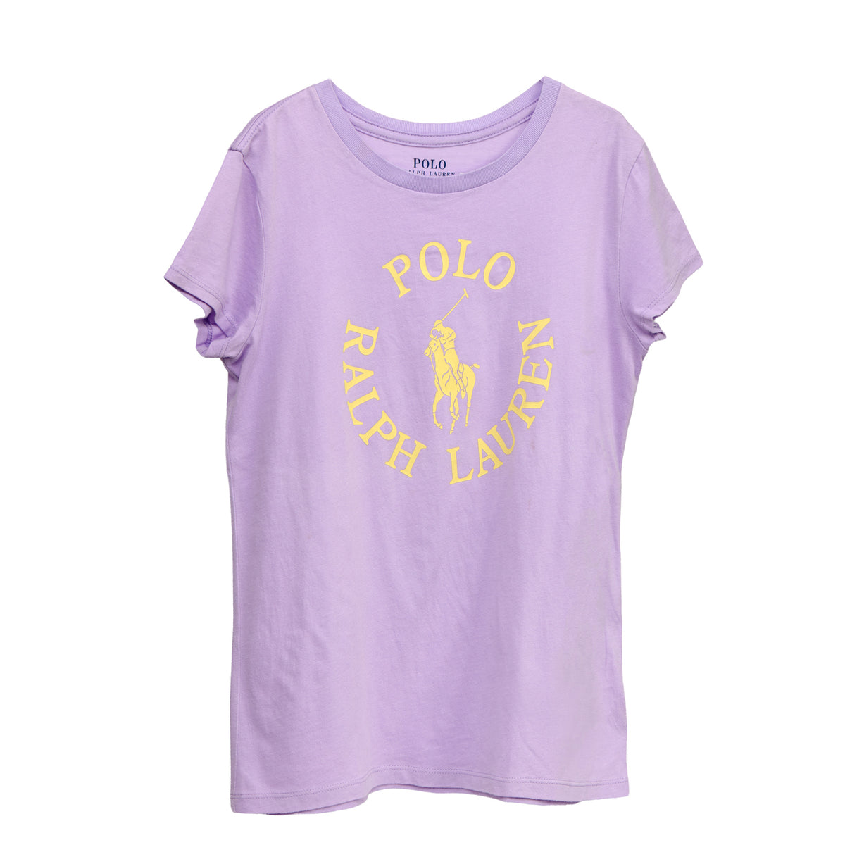 POLO RALPH LAUREN SIZE: 8-10 YEARS PURPLE T-SHIRT