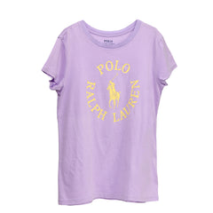 POLO RALPH LAUREN SIZE: 8-10 YEARS PURPLE T-SHIRT