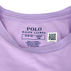 POLO RALPH LAUREN SIZE: 8-10 YEARS PURPLE T-SHIRT