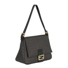 FENDI BROWN MONOGRAM ZUCCHINO SHOULDER BAG 