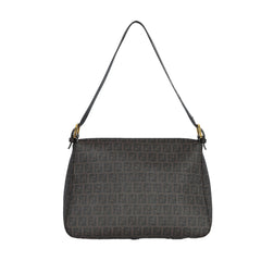 FENDI BROWN MONOGRAM ZUCCHINO SHOULDER BAG 