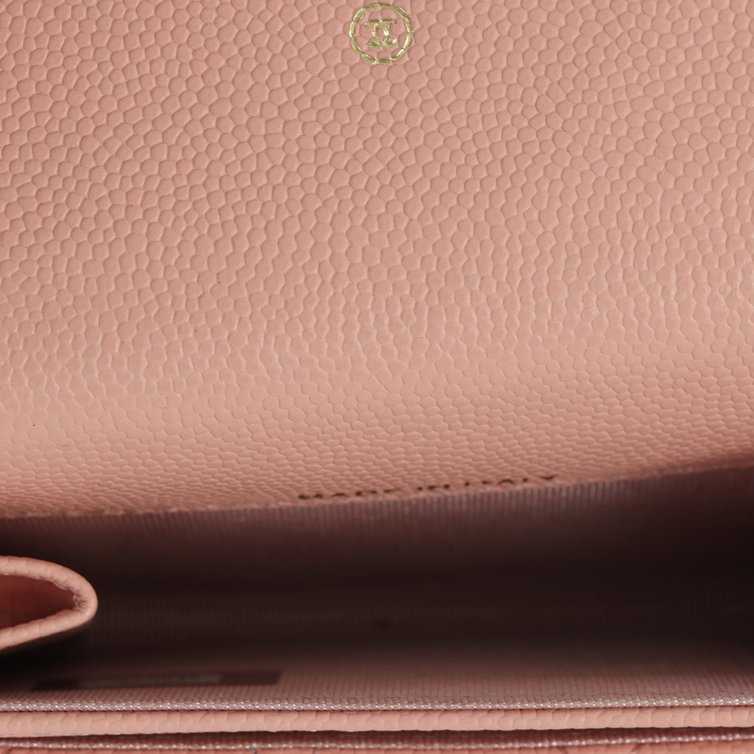 CHANEL CLASSIC QUILTED PINK WALLET 