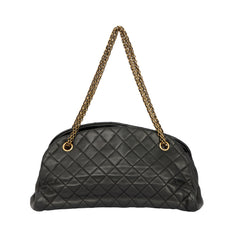 CHANEL QUILTED LEATHER MADEMOISELLE BOWLING BAG