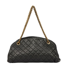 CHANEL QUILTED LEATHER MADEMOISELLE BOWLING BAG
