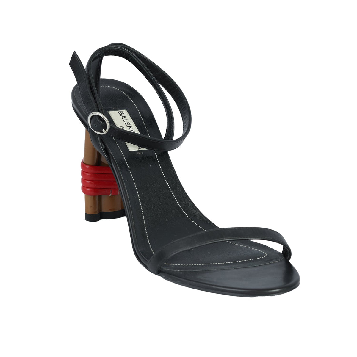 BALENCIAGA EU-37.5 BISTROT HEELS 
