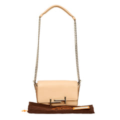 TODS DOUBLE T INTERLOCKING CROSSBODY BAG