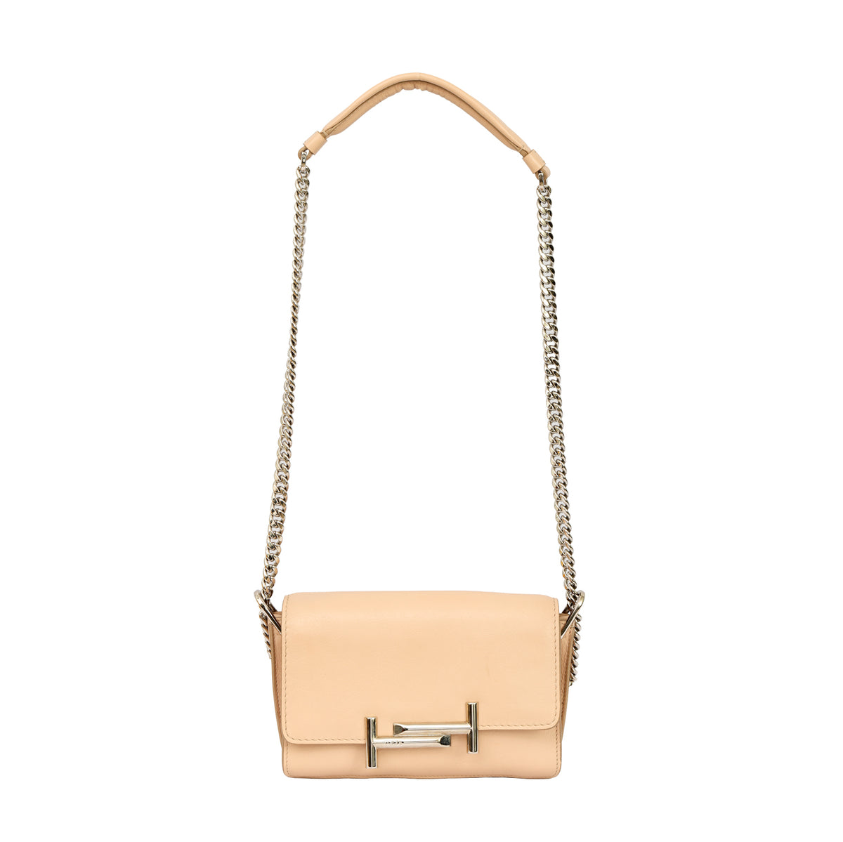 TODS DOUBLE T INTERLOCKING CROSSBODY BAG