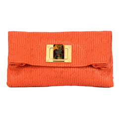 LOUIS VUITTON LIMITED EDITION MONOGRAM CUIR ALTAIR CLUTCH BAG