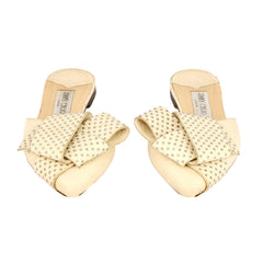 JIMMY CHOO EU 39 SAMANTHA POINTED TOE STUDDED LEATHER MULE