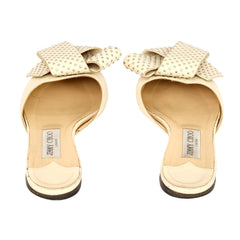 JIMMY CHOO EU 39 SAMANTHA POINTED TOE STUDDED LEATHER MULE