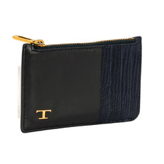 TOD’S ICONIC METAL T TIMELESS LOGO CARD HOLDER